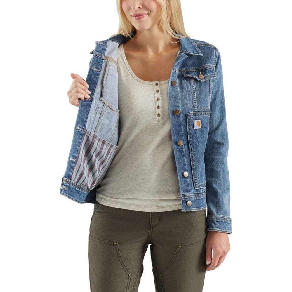 Carhartt Women's Denim Blue Jean Jacket